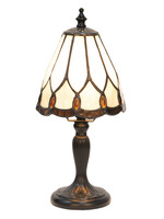 Clayre & Eef Lampe de table Tiffany Ø 14*31 cm E14/max 1*40W 5LL-5995