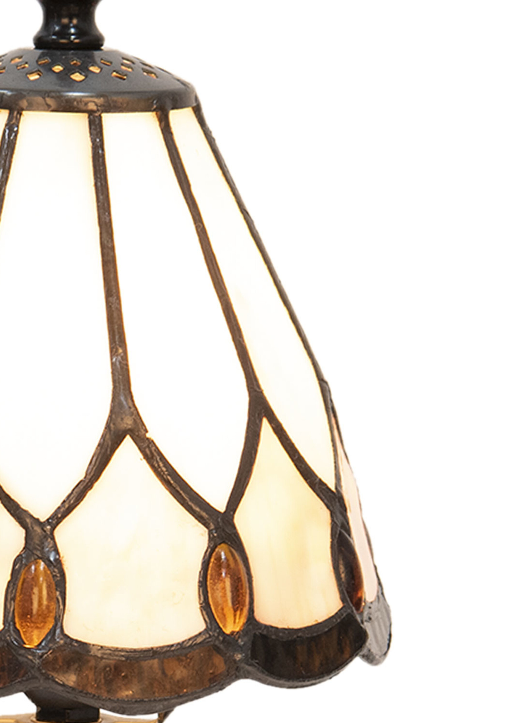 Clayre & Eef Lampe de table Tiffany Ø 14*31 cm E14/max 1*40W 5LL-5995