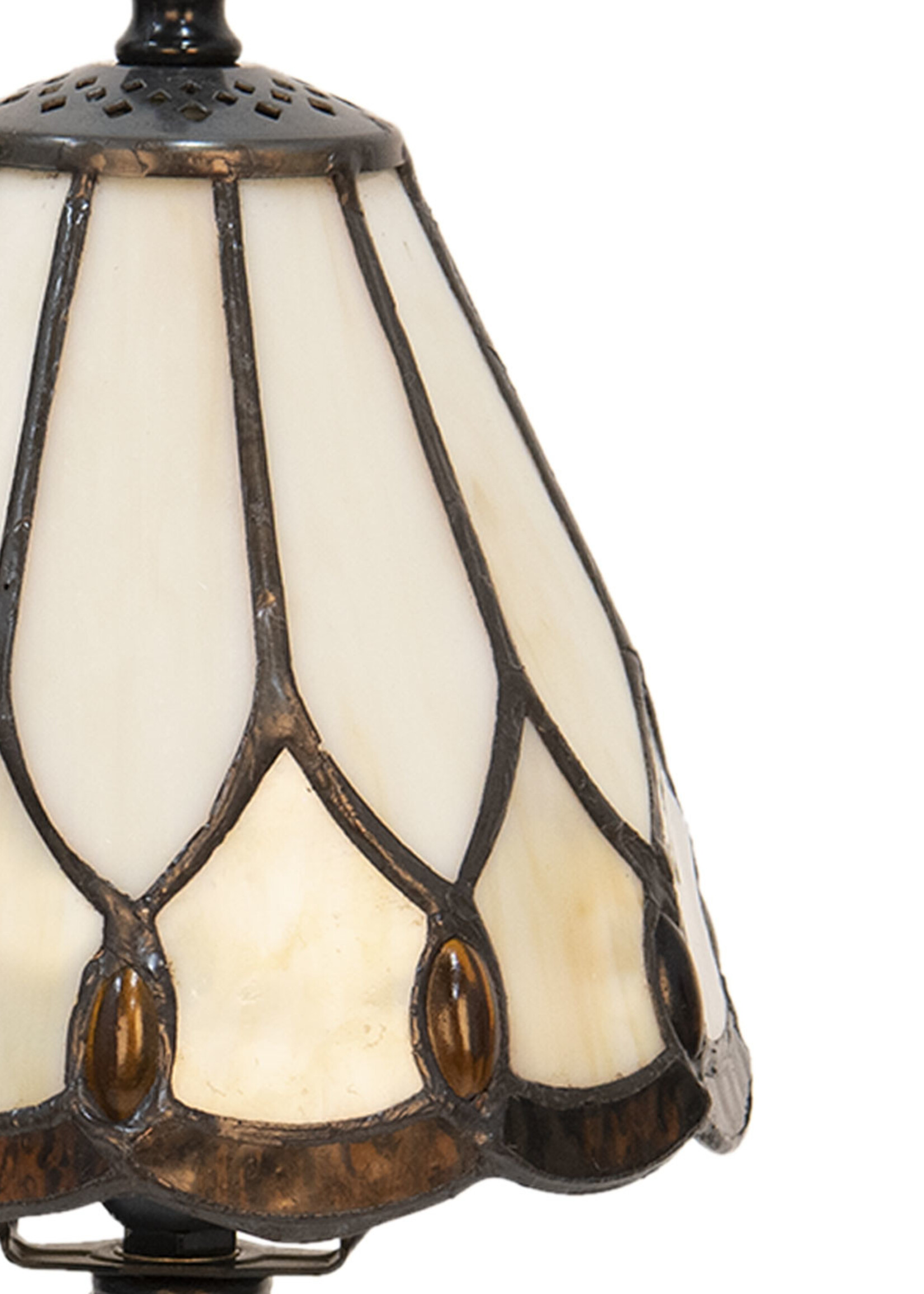 Clayre & Eef Lampe de table Tiffany Ø 14*31 cm E14/max 1*40W 5LL-5995