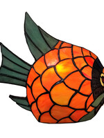 Clayre & Eef Tafellamp Tiffany vis 29*23*18 cm E14/max 1*25W 5LL-6005