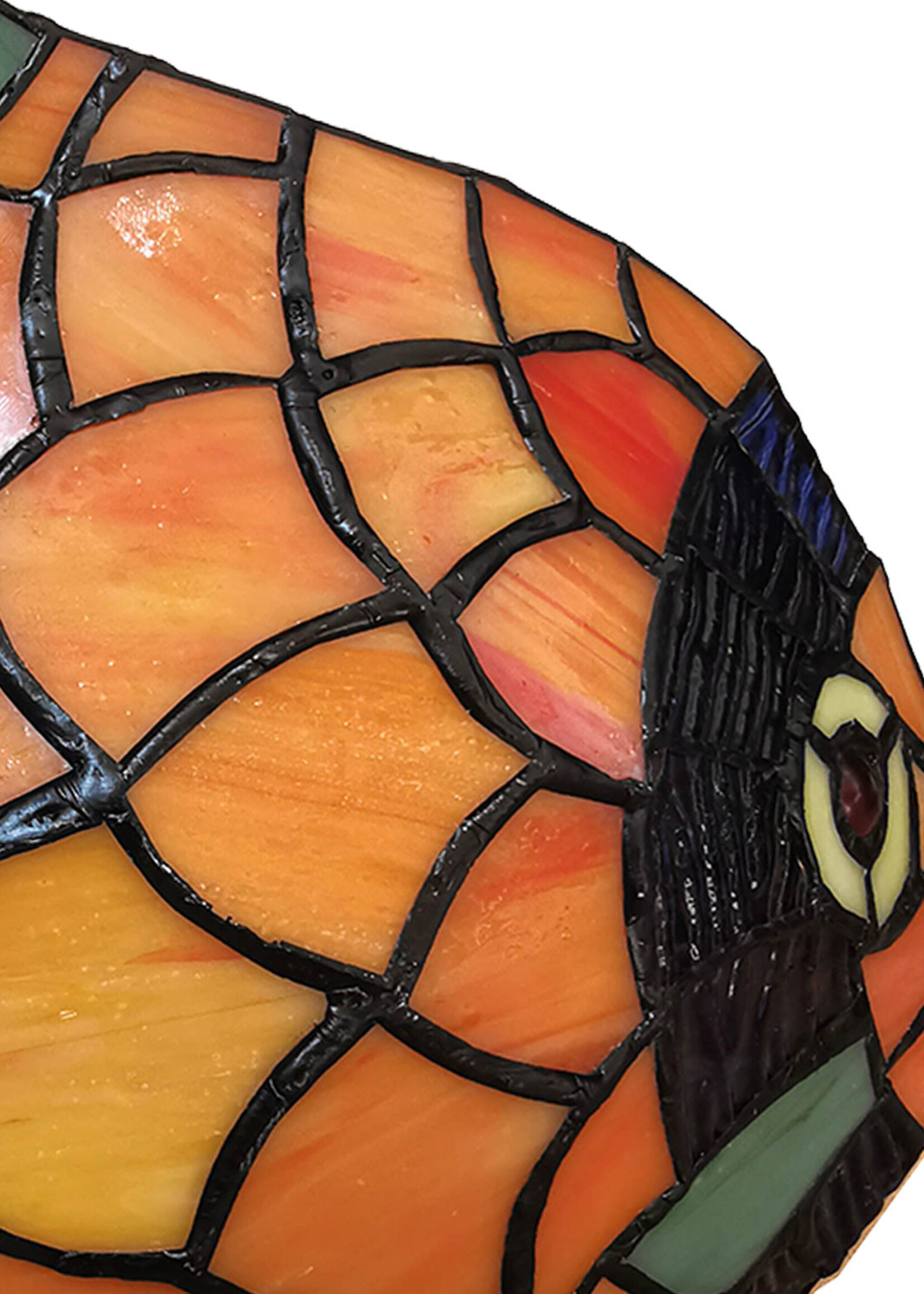 Clayre & Eef Tafellamp Tiffany vis 29*23*18 cm E14/max 1*25W 5LL-6005