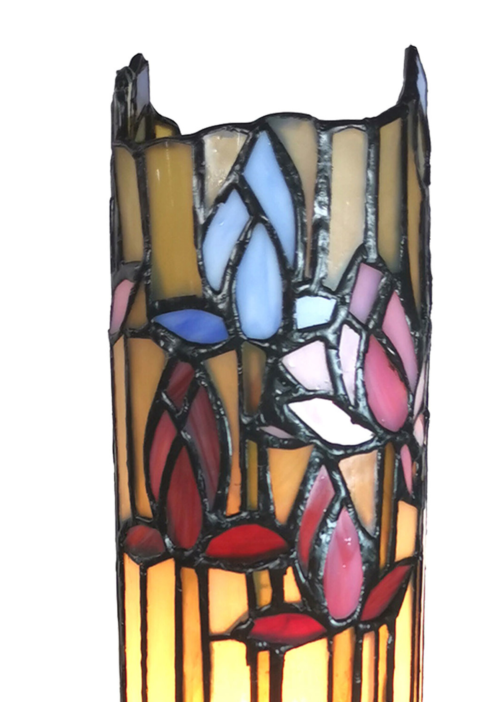 Clayre & Eef Tafellamp Tiffany 10*10*33 cm E14/max 1*25W 5LL-6010