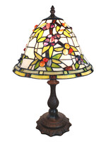 Clayre & Eef Tafellamp Tiffany Ø 31*47 cm E27/max 1*60W 5LL-6019