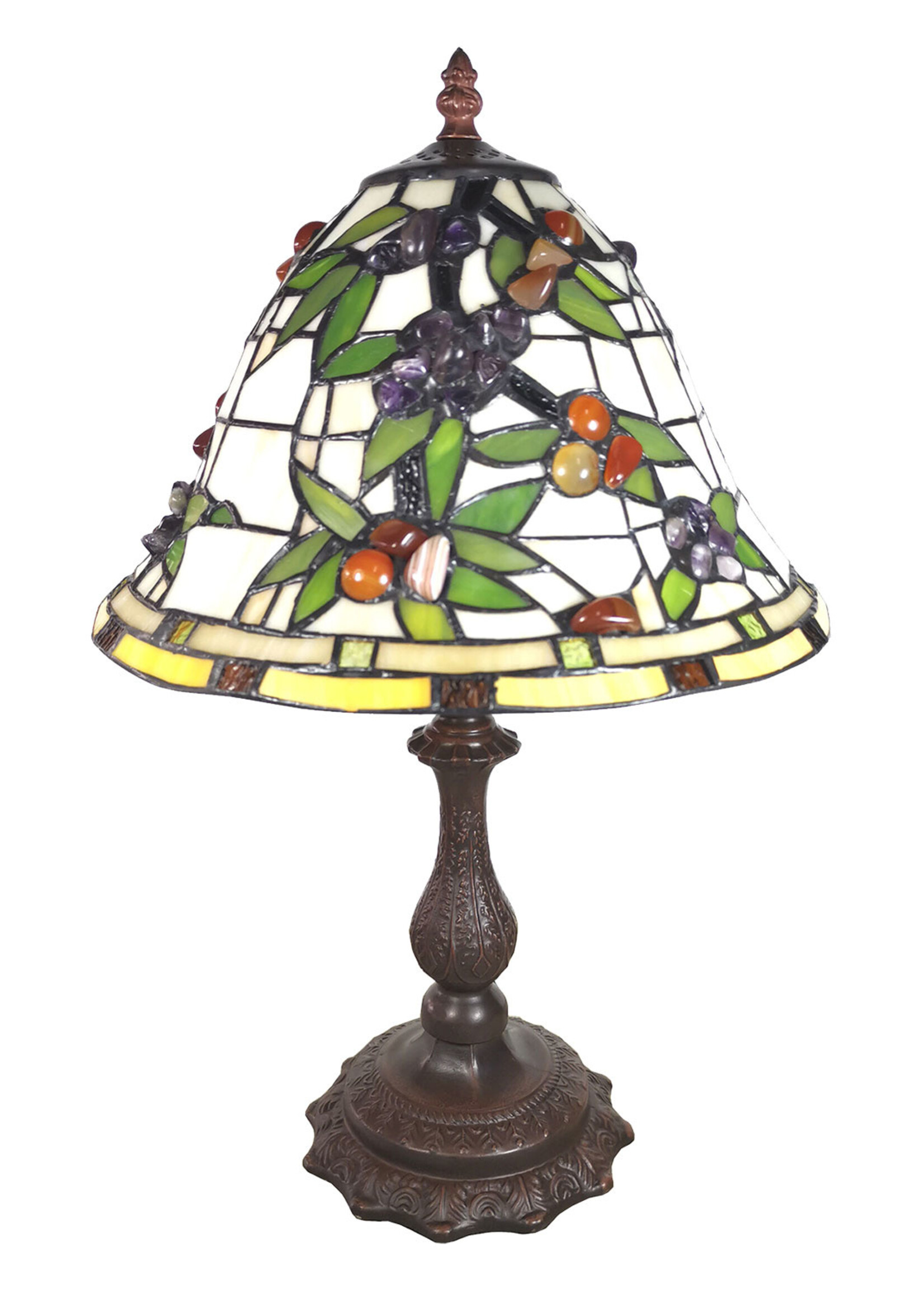 Clayre & Eef Lampe de table Tiffany Ø 31*47 cm E27/max 1*60W 5LL-6019