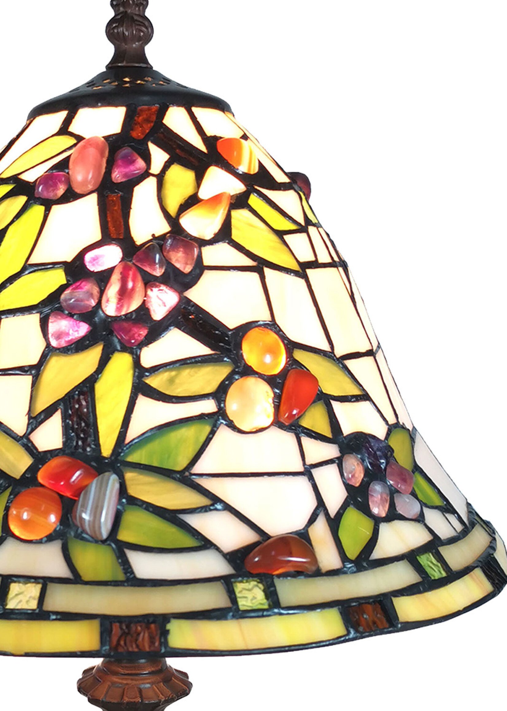 Clayre & Eef Lampe de table Tiffany Ø 31*47 cm E27/max 1*60W 5LL-6019