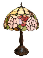 Clayre & Eef Tafellamp Tiffany Ø 31*47 cm E27/max 1*60W 5LL-6020