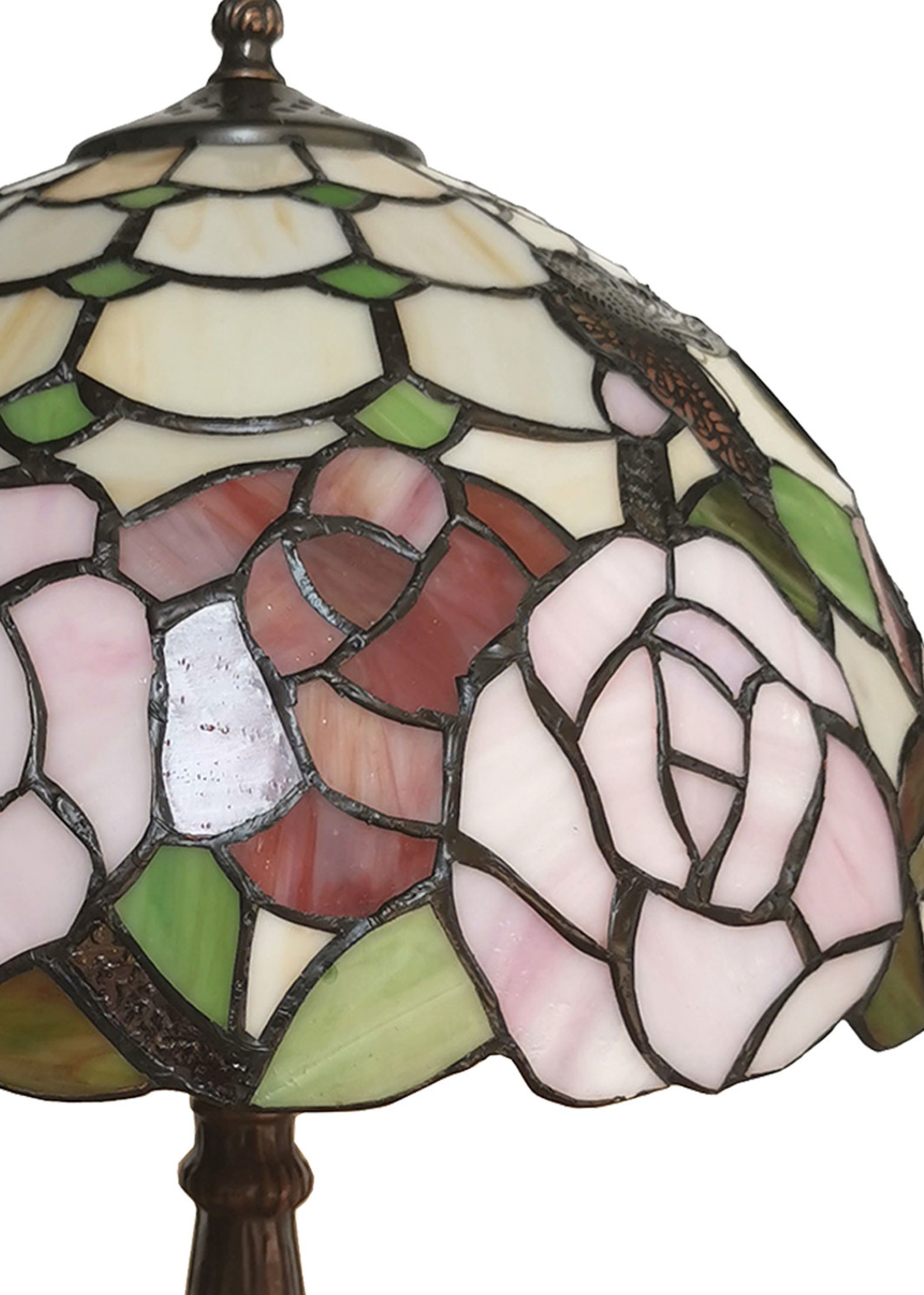 Clayre & Eef Lampe de table Tiffany Ø 31*47 cm E27/max 1*60W 5LL-6020