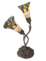 Clayre & Eef Tafellamp Tiffany 46*28*63 cm E14/max 2*25W 5LL-6028