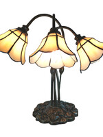 Clayre & Eef Lampe de table Tiffany 46*28*63 cm E14/max 3*25W 5LL-6029