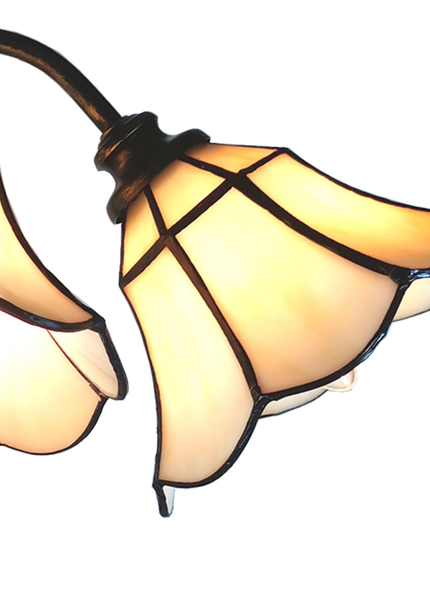 Clayre & Eef Tafellamp Tiffany 46*28*63 cm E14/max 3*25W 5LL-6029