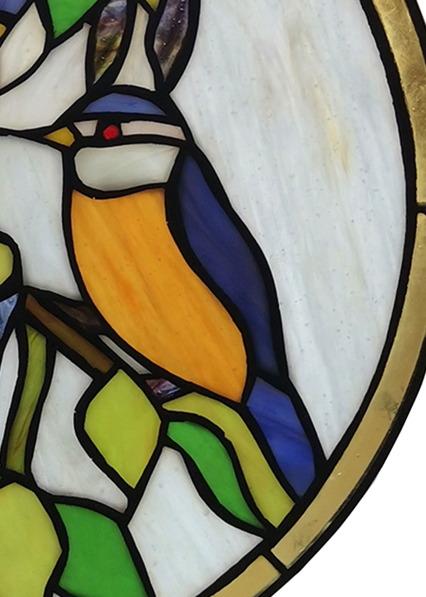 Clayre & Eef Panneau Tiffany Ø 30*1 cm 5LL-6033