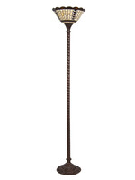 Clayre & Eef Lampadaire Tiffany Ø 38*186 cm E27/max 1*60W 5LL-6077