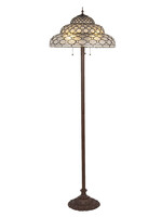 Clayre & Eef Lampadaire Tiffany Ø 52*166 cm E27/max 3*60W 5LL-6080