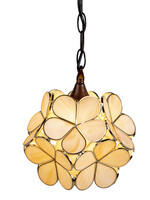 Clayre & Eef Hanglamp Tiffany 21*21*17/90 cm E14/max 1*40W 5LL-6092