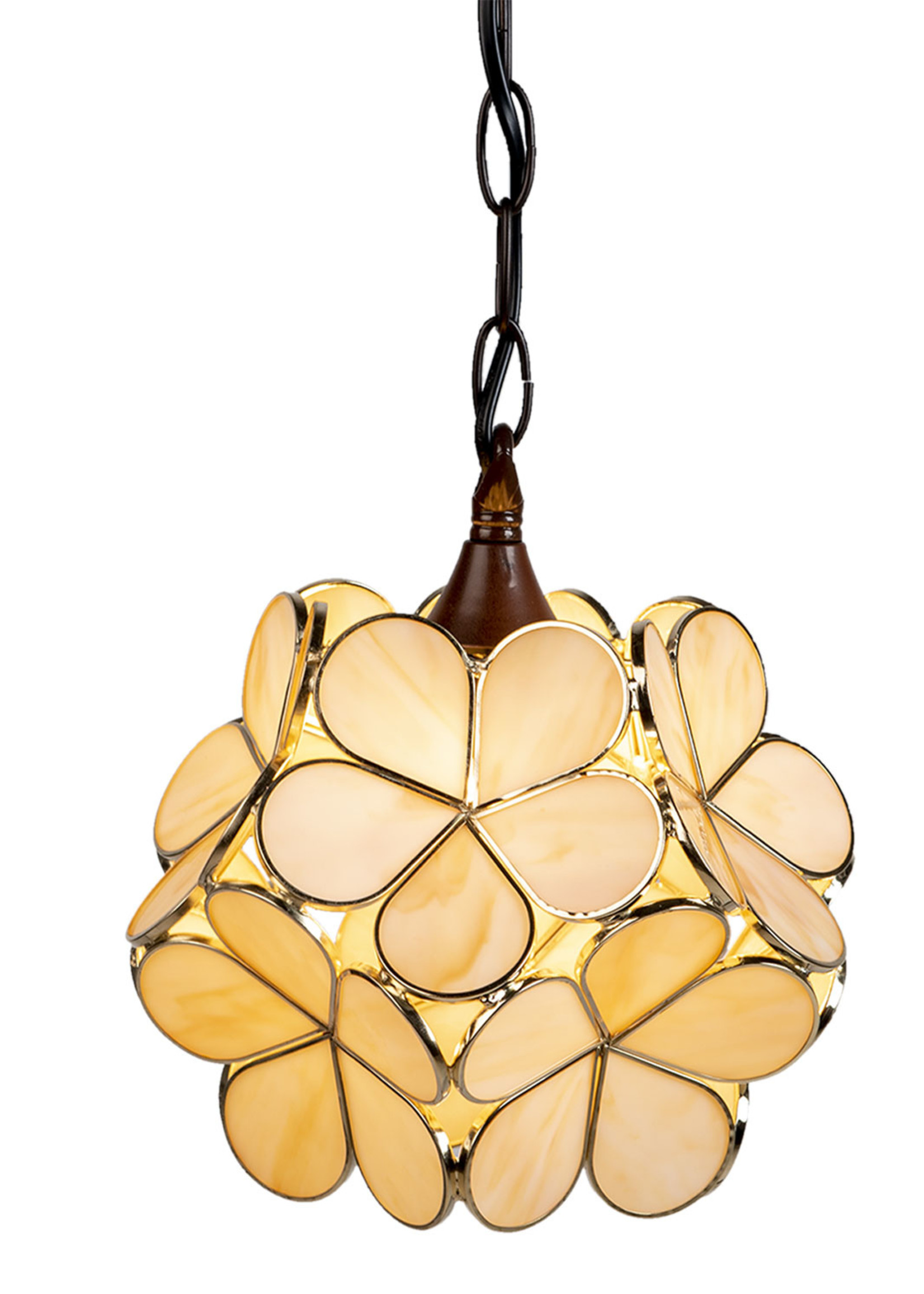 Clayre & Eef Hanglamp Tiffany 21*21*17/90 cm E14/max 1*40W 5LL-6092