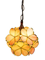 Clayre & Eef Hanglamp Tiffany 21*21*17/90 cm E14/max 1*40W 5LL-6093