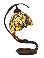 Clayre & Eef Lampe de table Tiffany 28*20*40 cm E14/max 1*25W 5LL-6096
