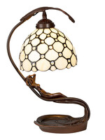 Clayre & Eef Lampe de table Tiffany 28*20*410 cm E14/max 1*25W 5LL-6097