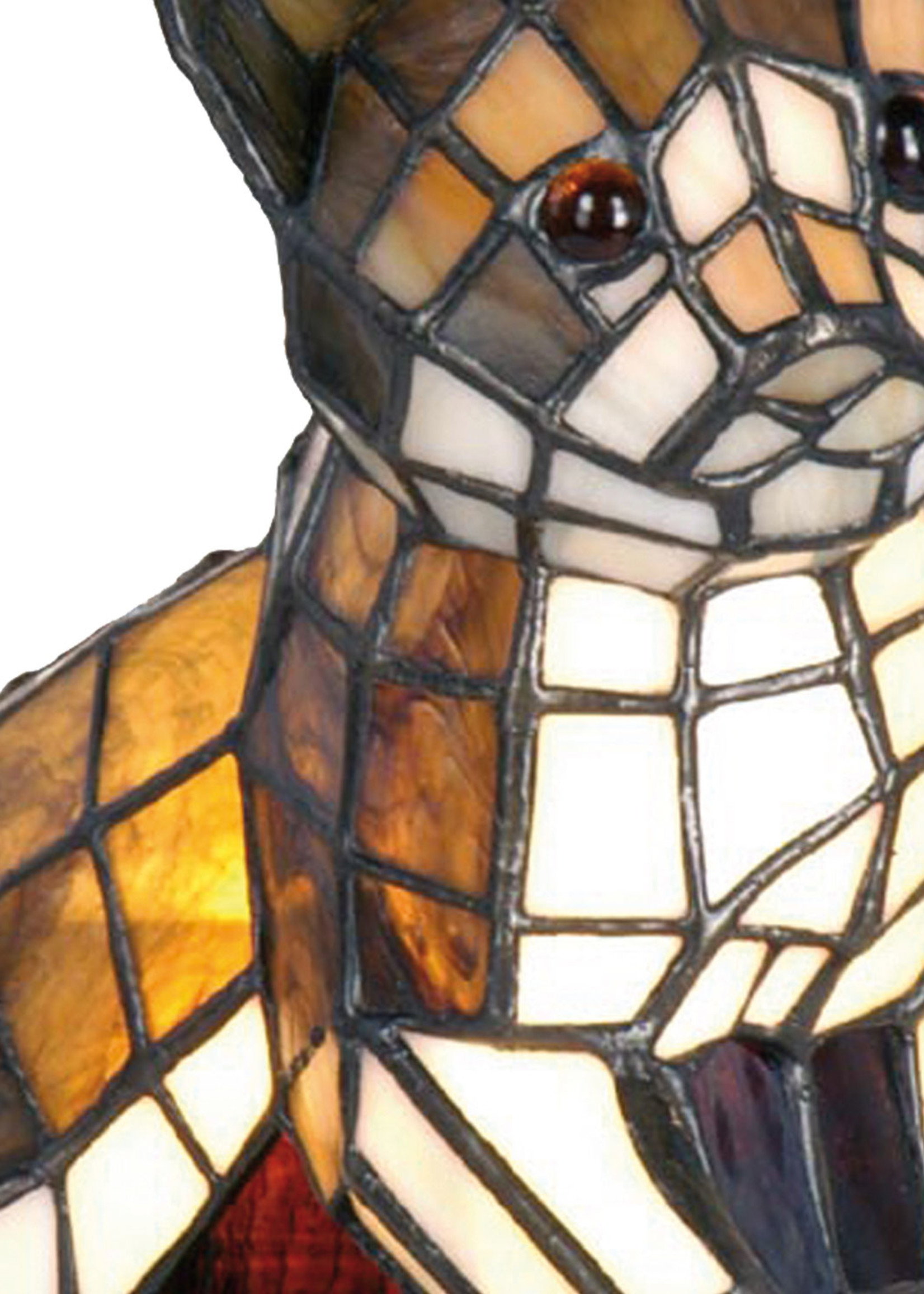 Clayre & Eef Tafellamp Tiffany 21*11*25 cm E14/max 1*40W 5LL-776