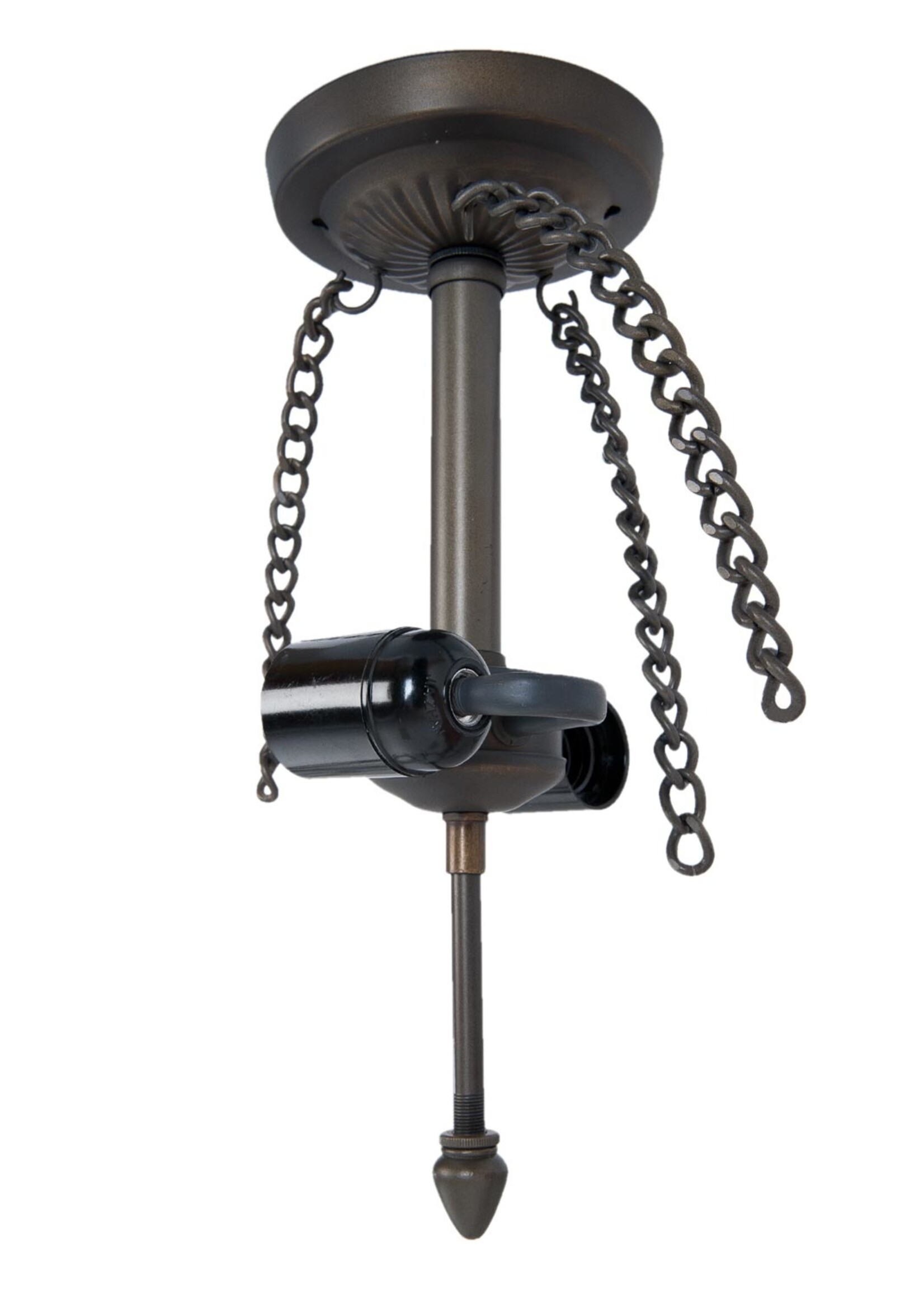 Clayre & Eef Ophanging Tiffany 15*15*33 cm E27/max 2*60W 5LL-82