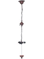 Clayre & Eef Ophanging Tiffany 16*16*95 cm E27/max 3*60W 5LL-8844