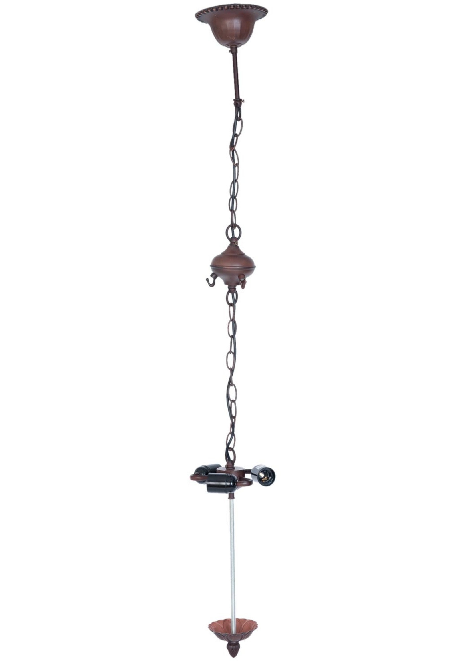 Clayre & Eef Chaîne pour suspension  16*16*95 cm E27/max 3*60W 5LL-8844