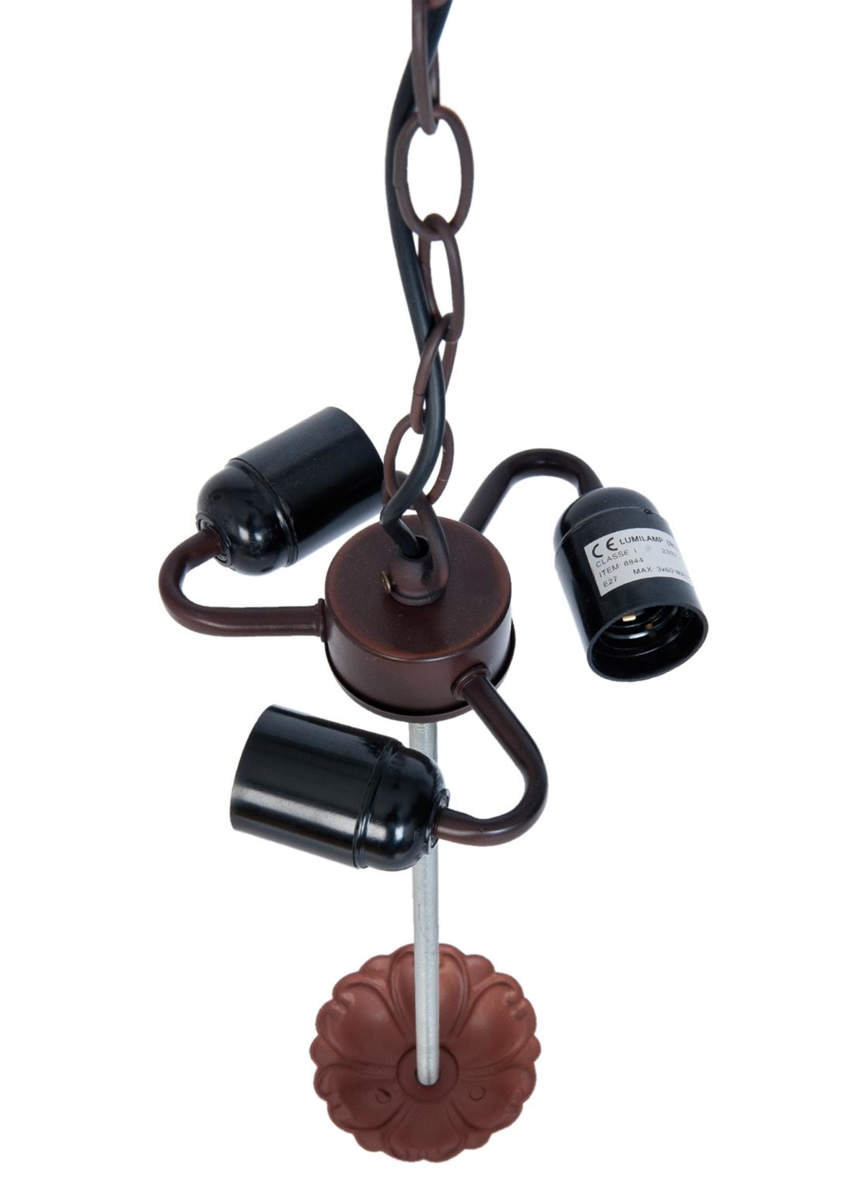 Clayre & Eef Chaîne pour suspension  16*16*95 cm E27/max 3*60W 5LL-8844