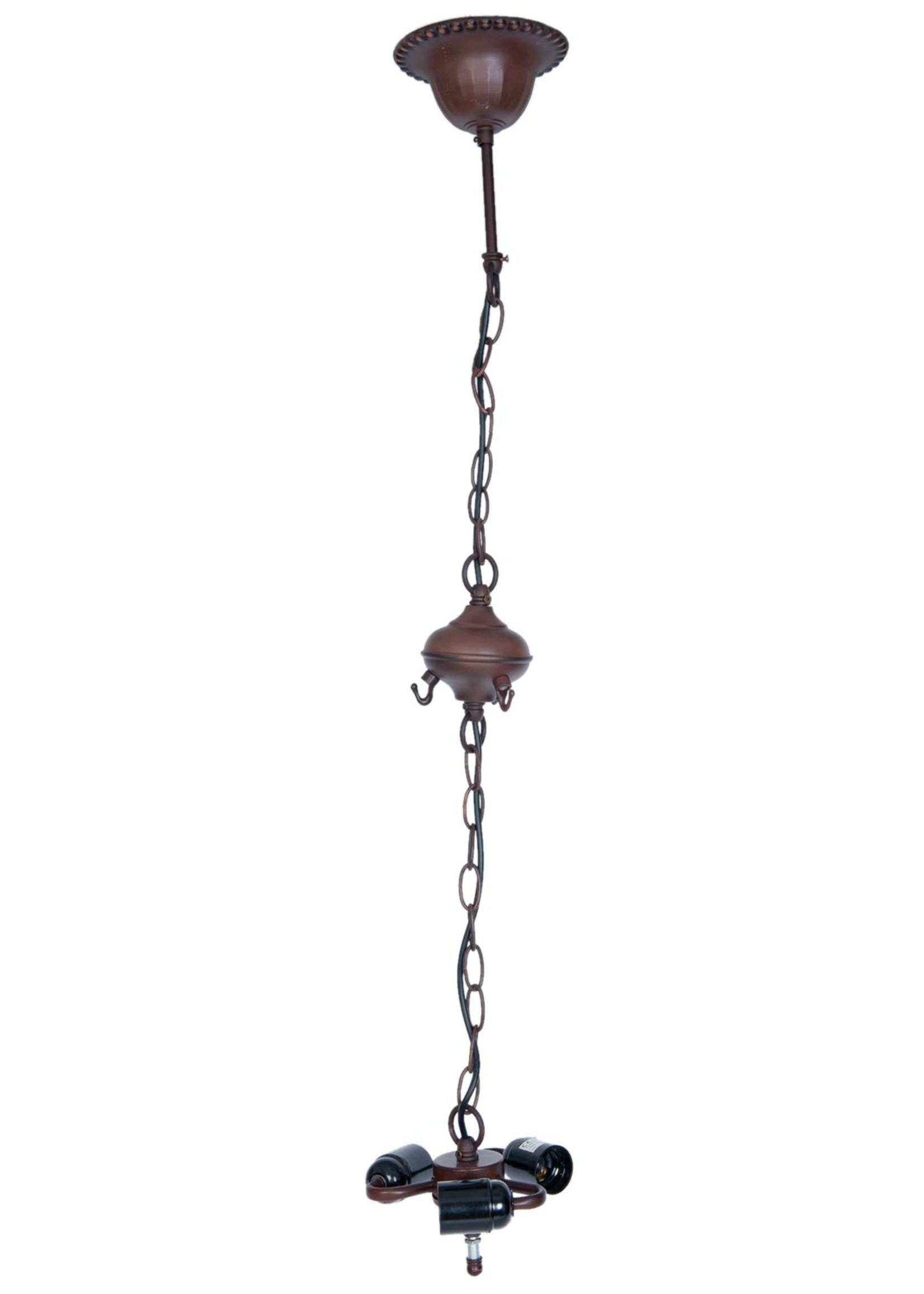 Clayre & Eef Ophanging Tiffany 16*16*95 cm E27/max 3*60W 5LL-8844