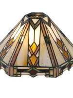 Clayre & Eef Lampenkap Tiffany 26*22*15 cm / KH 6 cm 5LL-9113