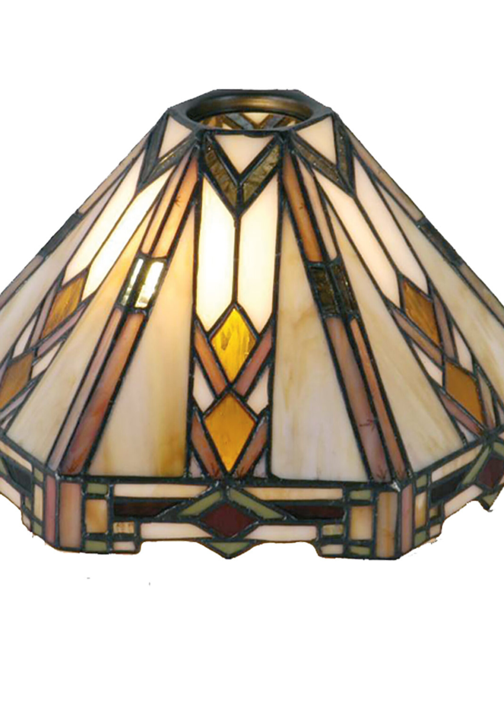 Clayre & Eef Lampenkap Tiffany 26*22*15 cm / KH 6 cm 5LL-9113