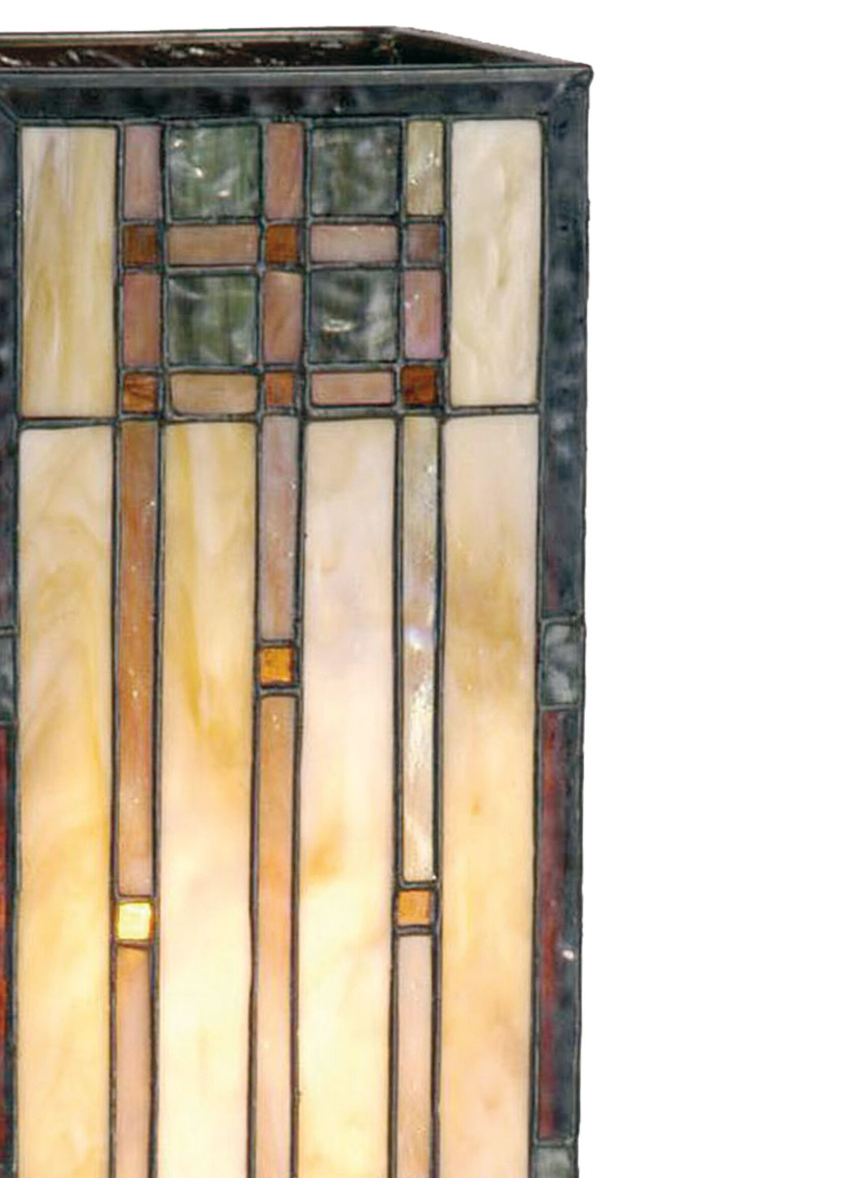 Clayre & Eef Tafellamp Tiffany 18*18*45 cm E27/max 1*60W 5LL-9221