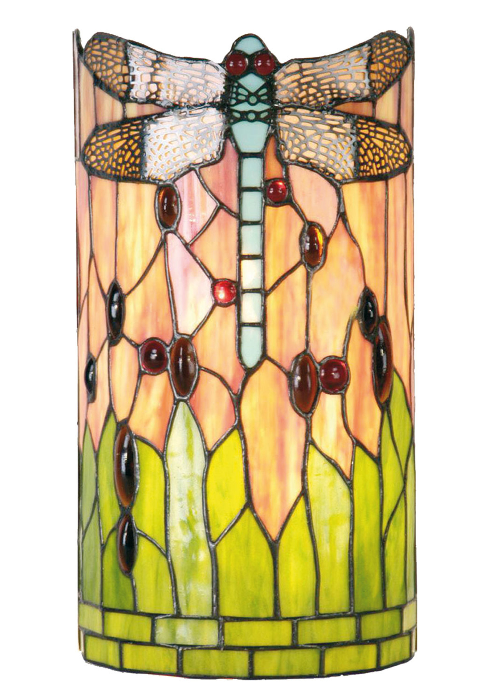 Clayre & Eef Applique murale Tiffany 20*11*36 cm E14/max 2*40W 5LL-9292