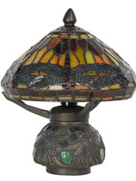 Clayre & Eef Lampe de table Tiffany Ø 22*21 cm E14/max 1*40W 5LL-9295