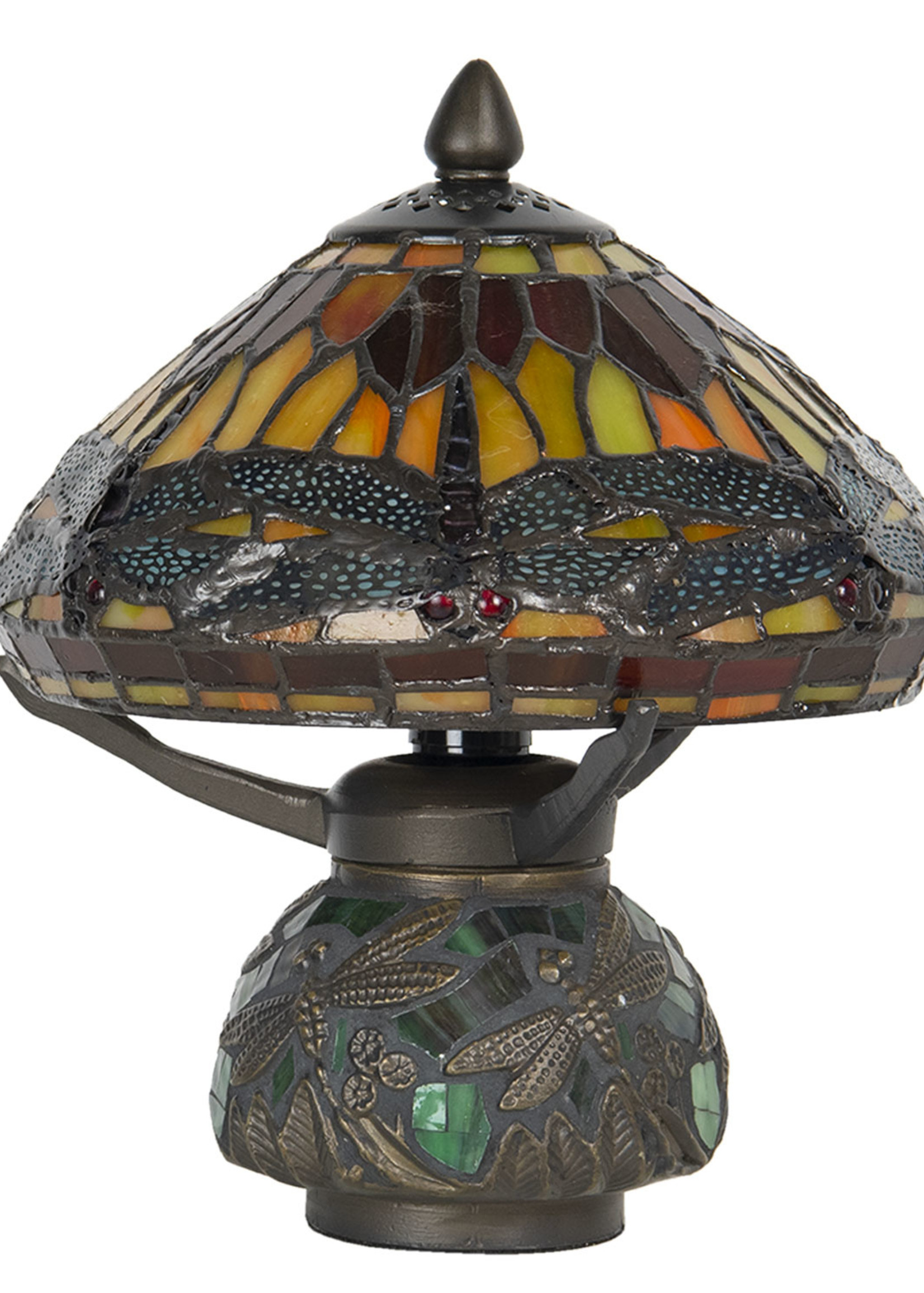 Clayre & Eef Lampe de table Tiffany Ø 22*21 cm E14/max 1*40W 5LL-9295