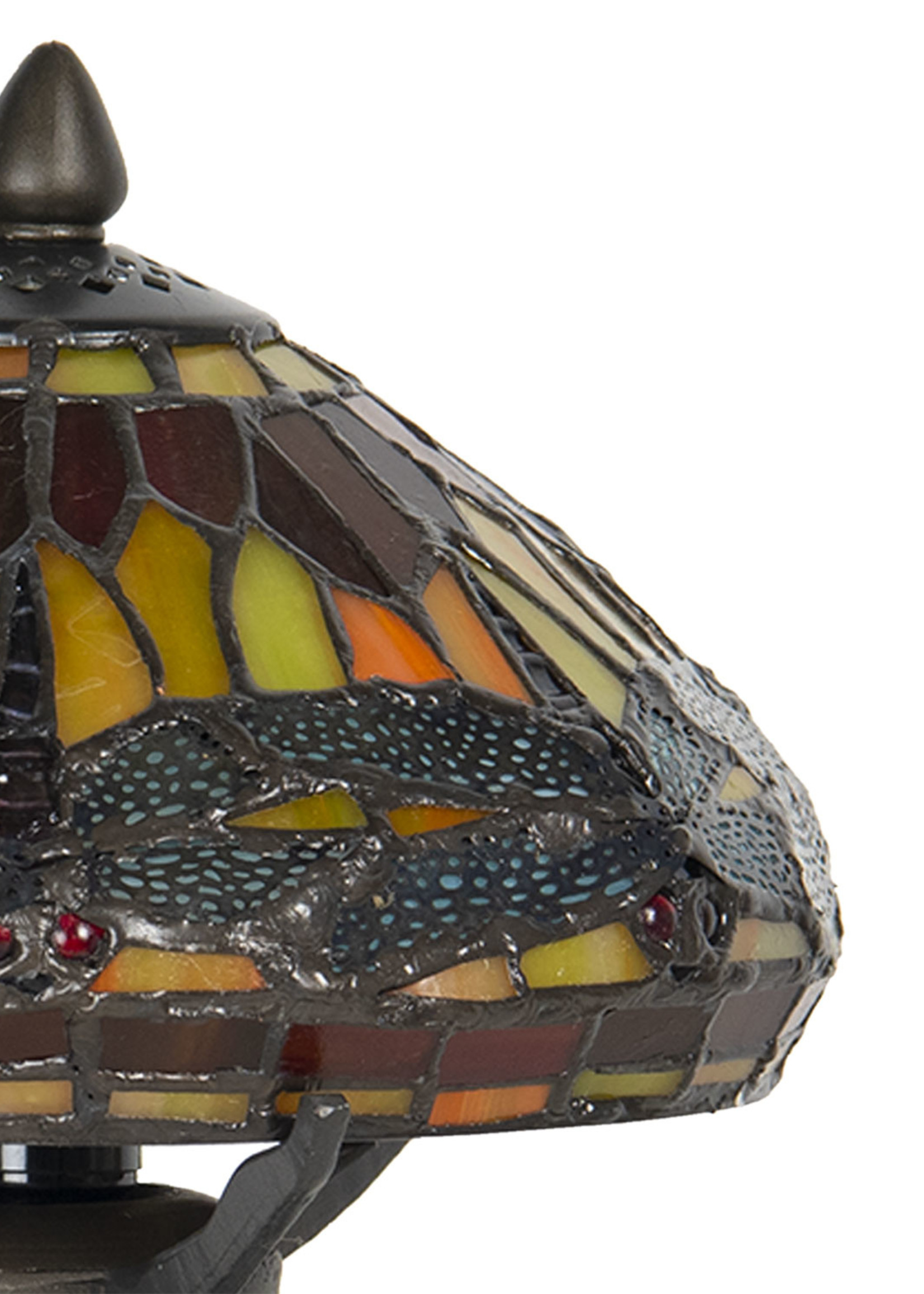 Clayre & Eef Lampe de table Tiffany Ø 22*21 cm E14/max 1*40W 5LL-9295