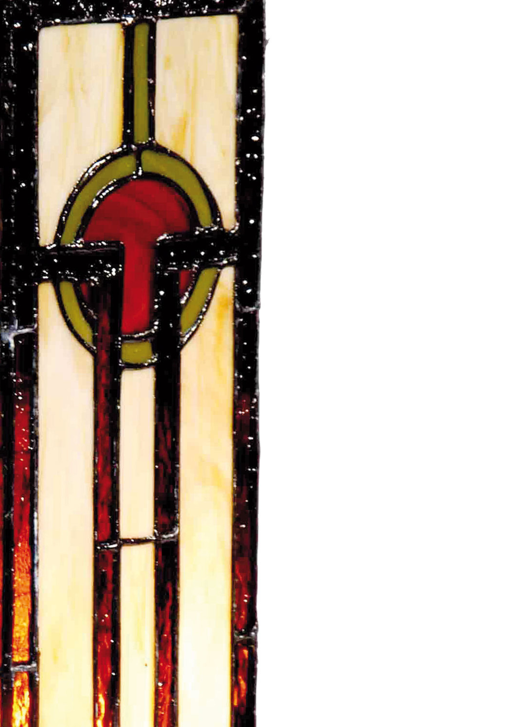 Clayre & Eef Tafellamp Tiffany 12*12*35 cm E14/max 1*40W 5LL-9334