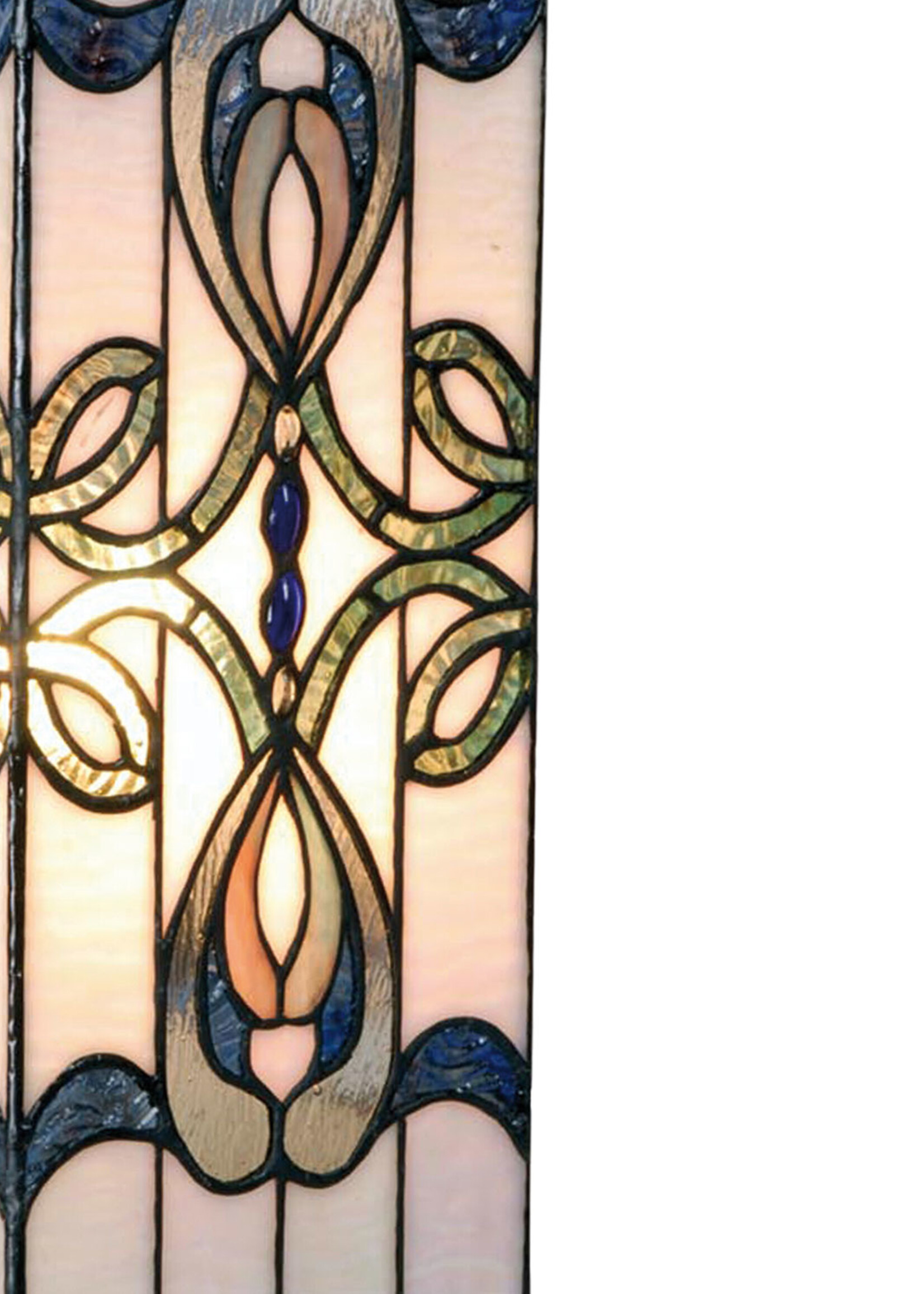 Clayre & Eef Tafellamp Tiffany 18*18*45 cm E27/max 1*40W 5LL-9911