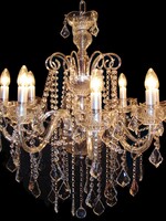 Clayre & Eef Kroonluchter 8 lichts Ø 75*82/160 cm E14/max 8*40W 5LL-CR02