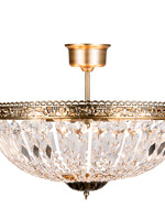 Clayre & Eef Lustre 6 lumières Ø 47*29 cm E14/max 6*40W 5LL-CR109