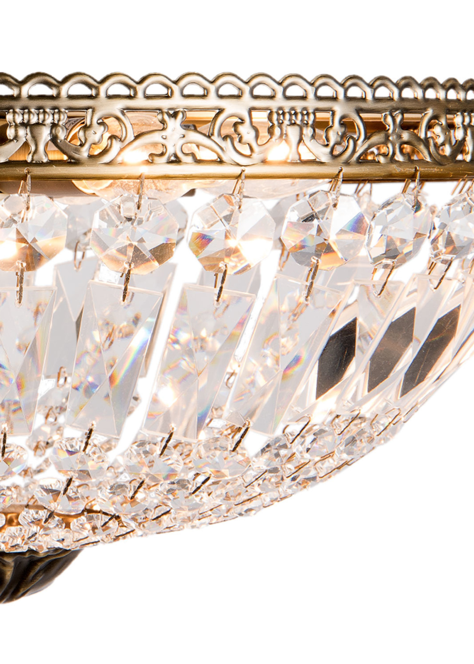 Clayre & Eef Lustre 6 lumières Ø 47*29 cm E14/max 6*40W 5LL-CR109