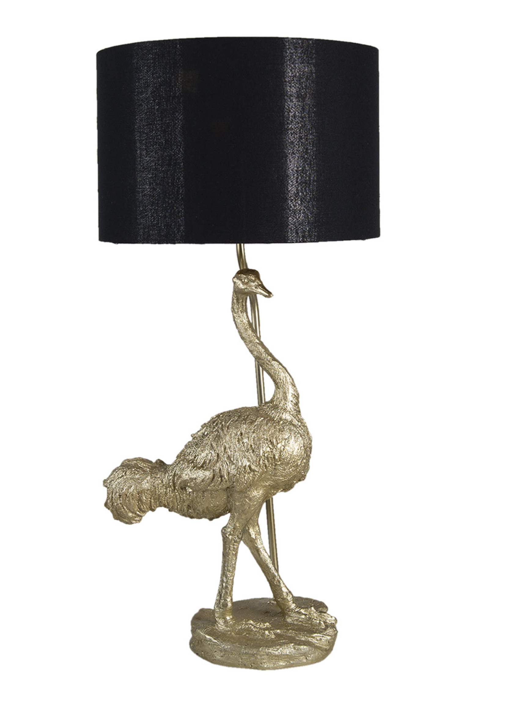 Clayre & Eef Lampe de table autruche 32*30*67 cm E27/max 1*60W 5LMC0012