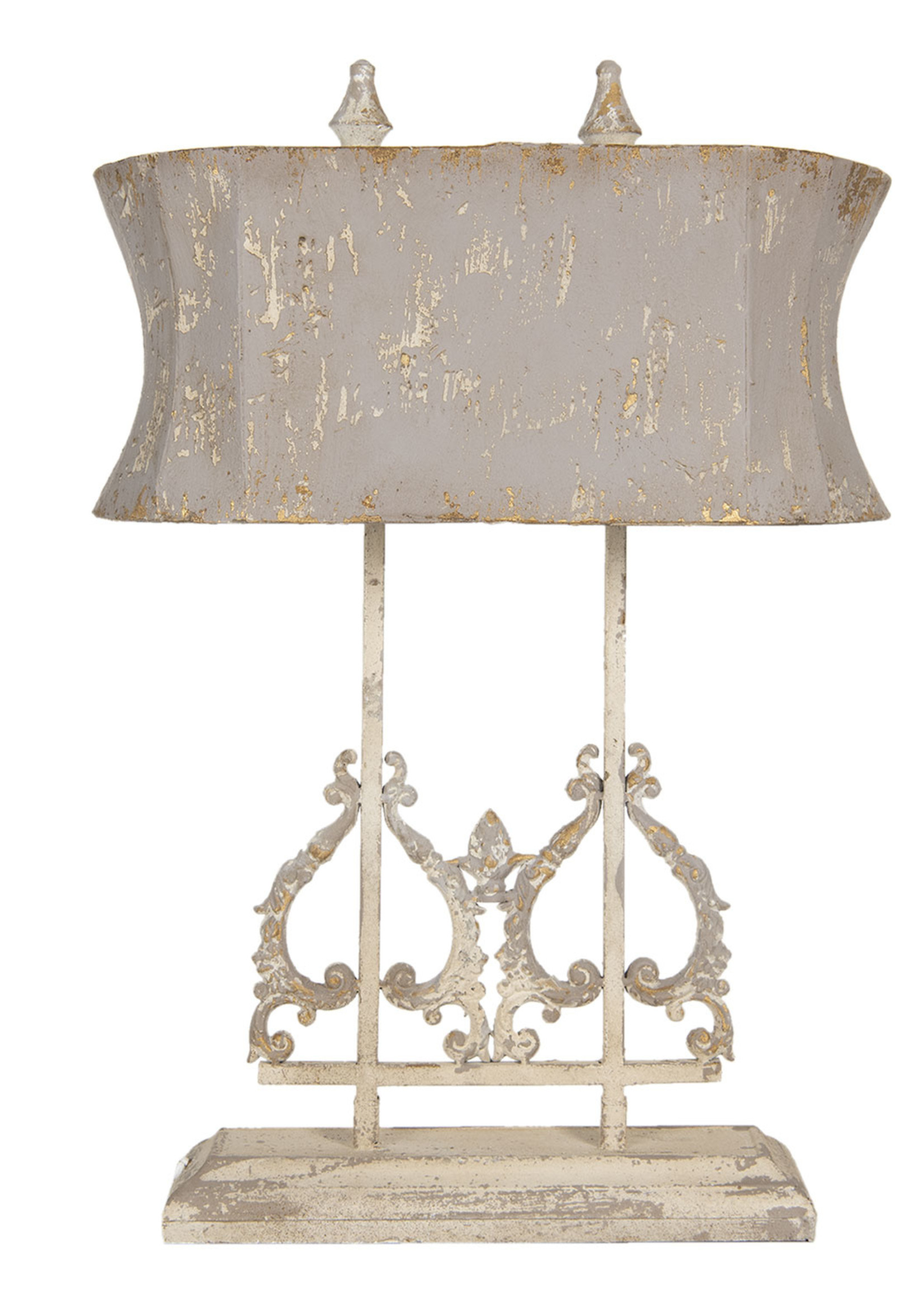 Clayre & Eef Lampe de table 50*25*74 cm E27/max 2*60W 5LMP318