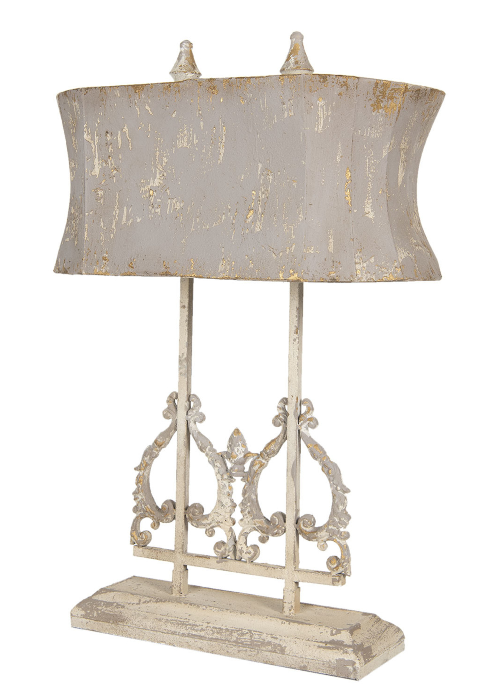 Clayre & Eef Lampe de table 50*25*74 cm E27/max 2*60W 5LMP318