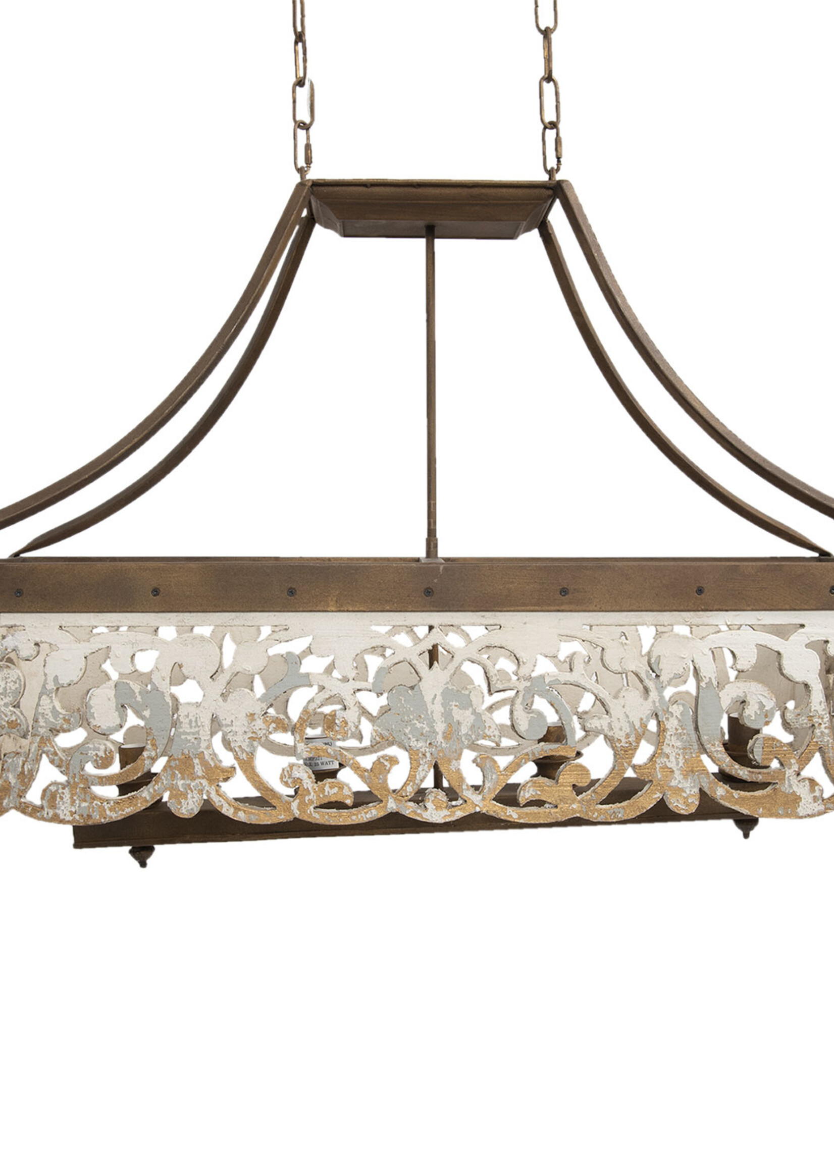 Clayre & Eef Lampe suspendue 92*37*63 cm E14/max 4*25W 5LMP321