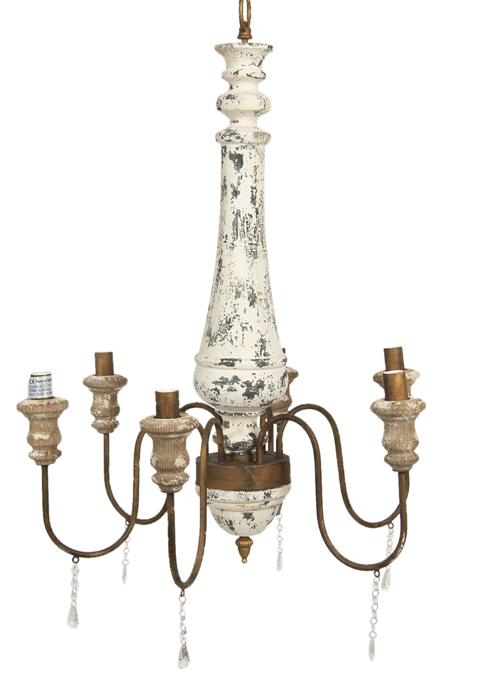 Clayre & Eef Hanglamp 67*60*82 cm E14/max 6*25W 5LMP334