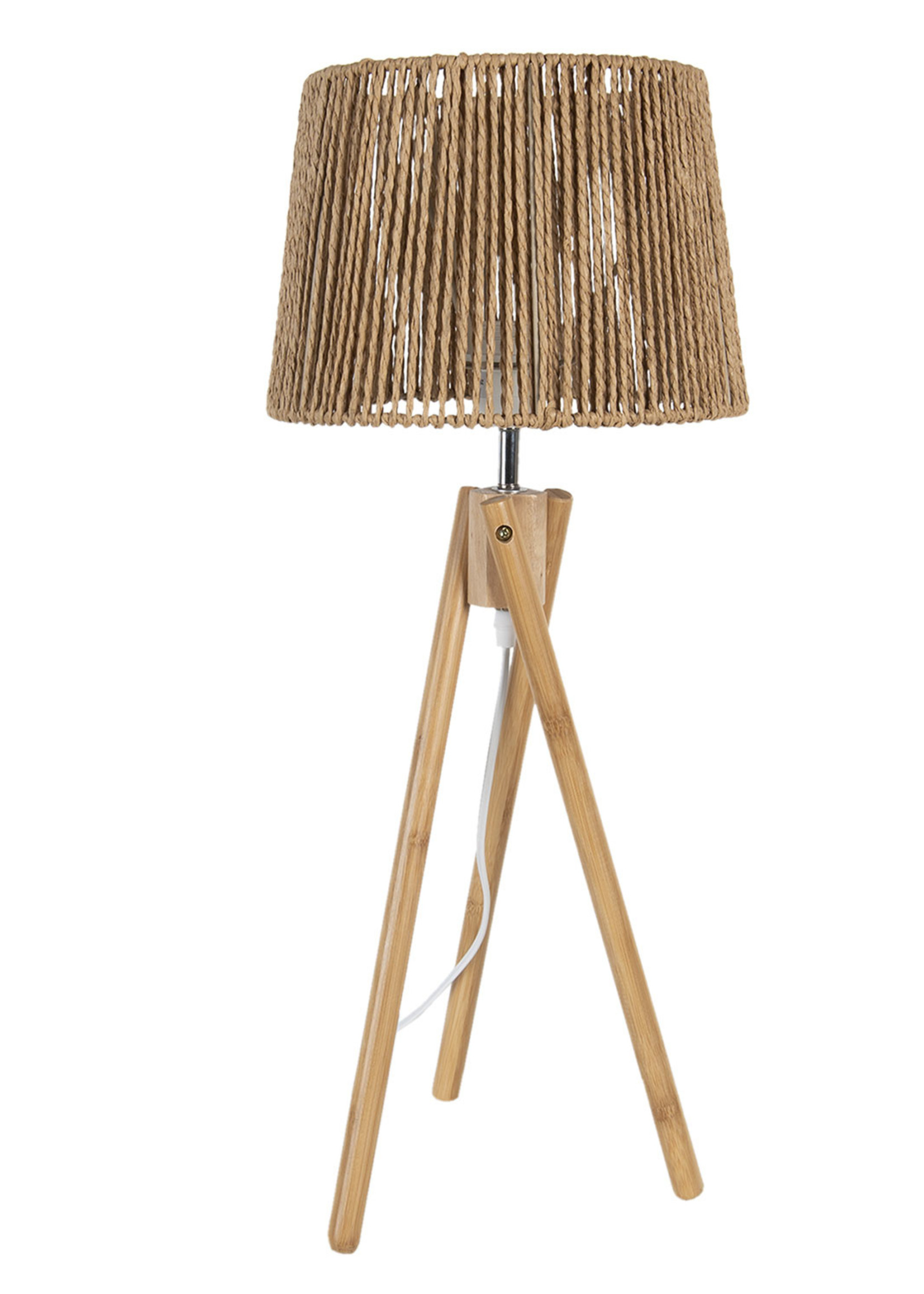 Clayre & Eef Tafellamp Ø 27*65 cm E27/max 1*40W 5LMP641