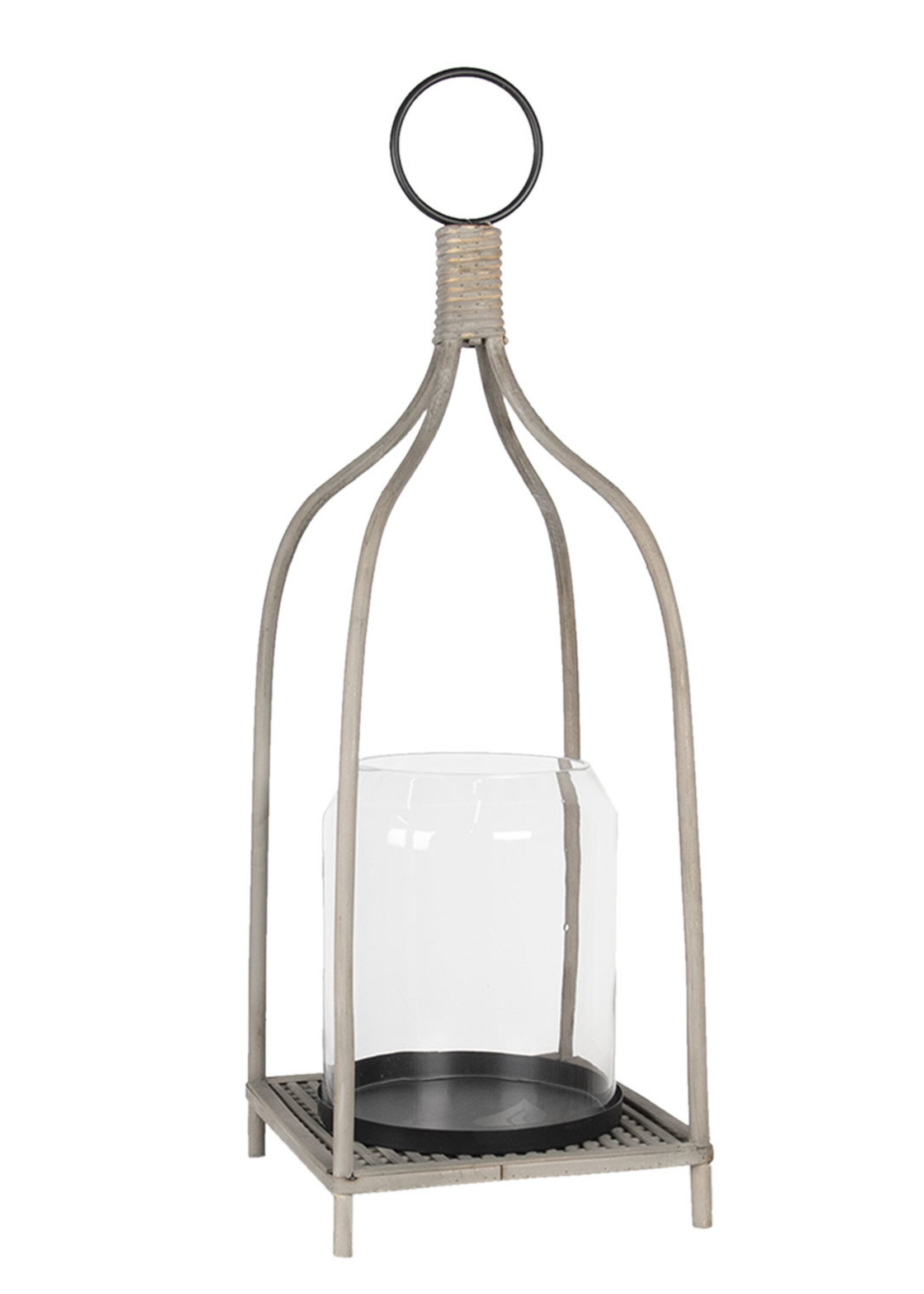 Clayre & Eef Windlicht 35*35*98 cm 5RG0001