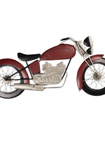 Clayre & Eef Wanddecoratie motor 99*5*45 cm 5W6Y3616