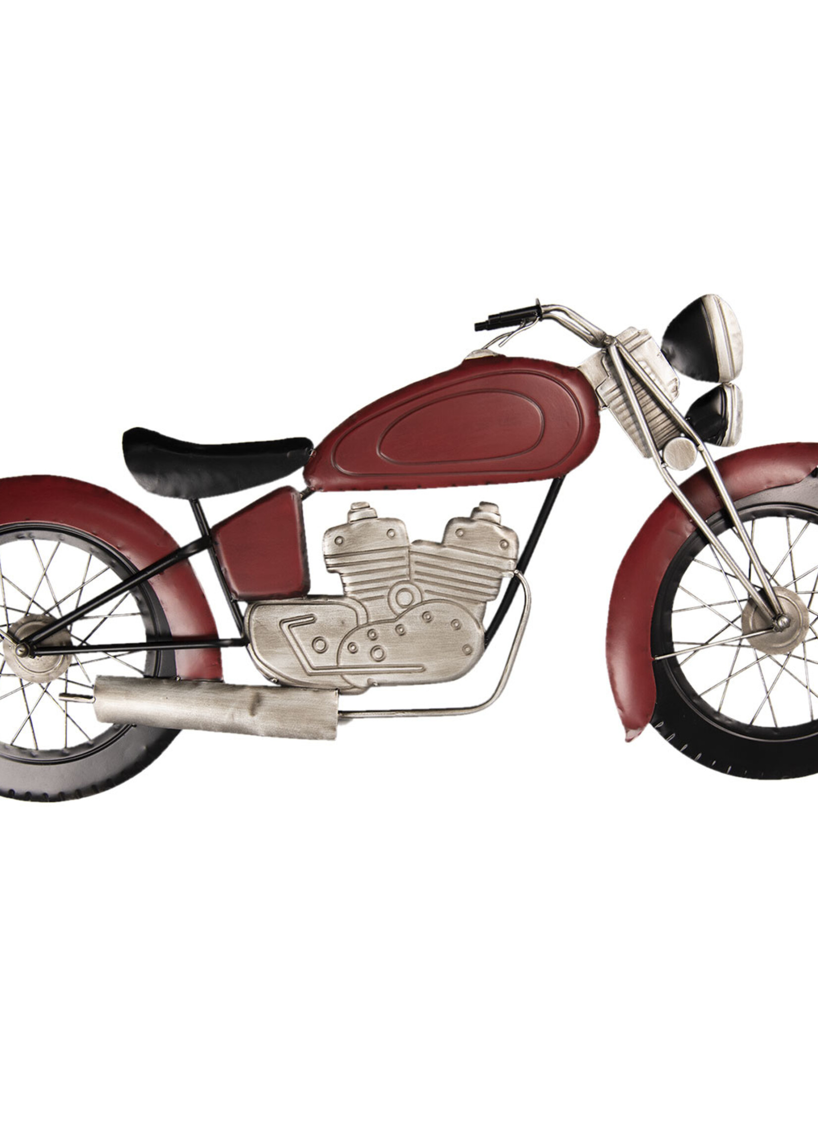 Clayre & Eef Wanddecoratie motor 99*5*45 cm 5W6Y3616