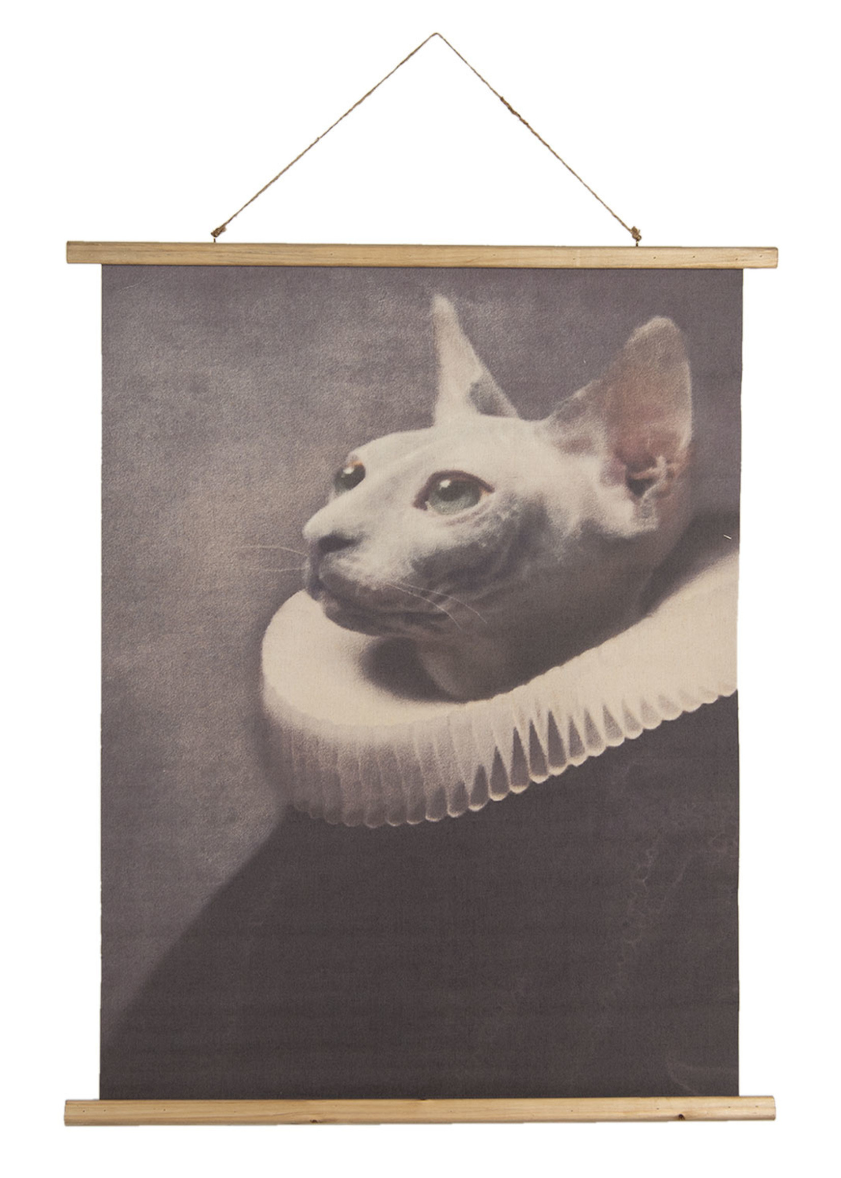 Clayre & Eef Wandkaart kat 80*2*100 cm 5WK0036